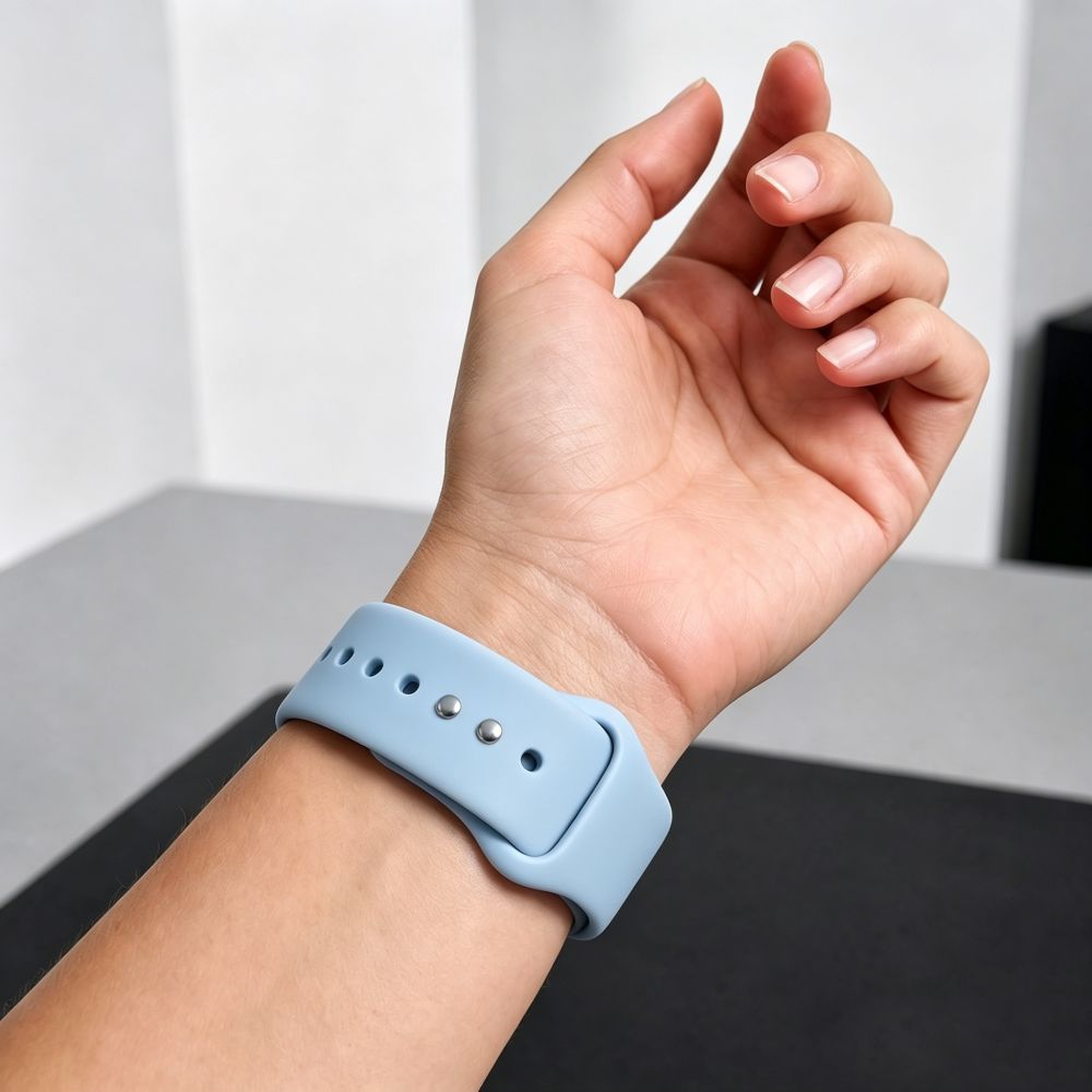 Tech-Protect Silicone strap for Apple Watch 40 / 41 / 42 mm - light blue_4
