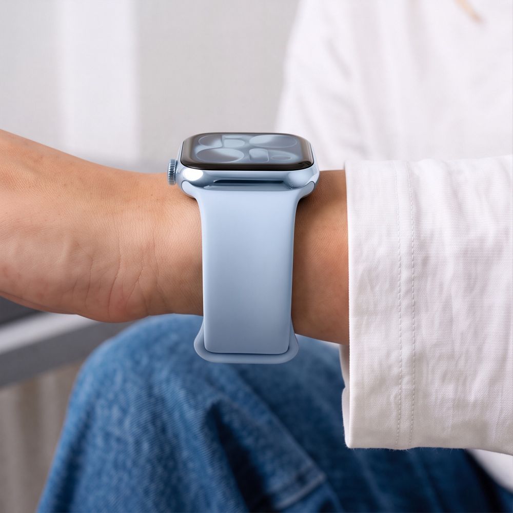 Tech-Protect Silicone strap for Apple Watch 40 / 41 / 42 mm - light blue_5