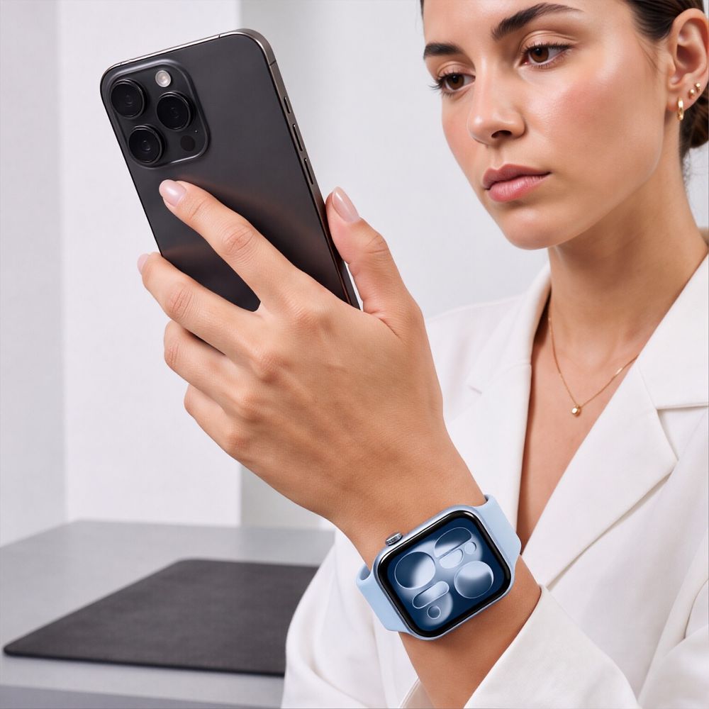 Tech-Protect Silicone strap for Apple Watch 40 / 41 / 42 mm - light blue_6