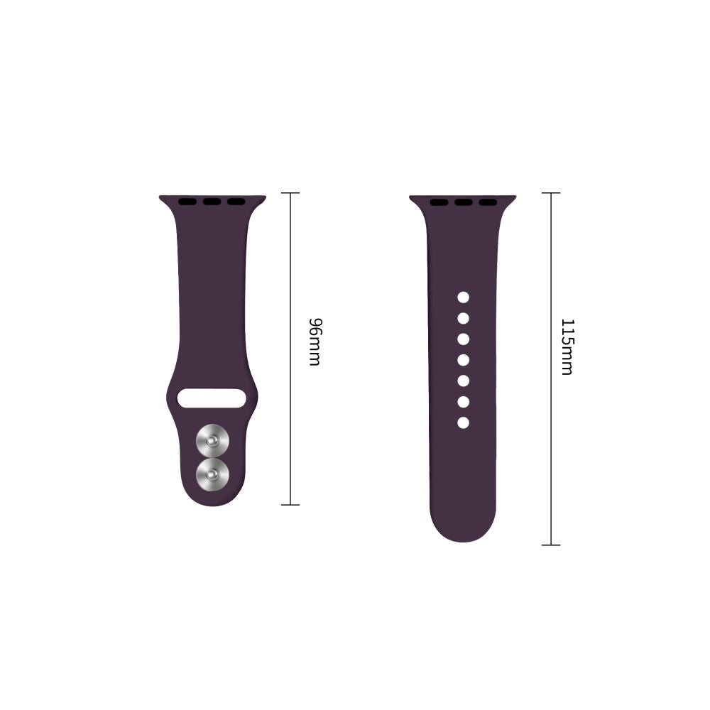 Tech-Protect Silicone strap for Apple Watch 40 / 41 / 42 mm - dark cherry_2