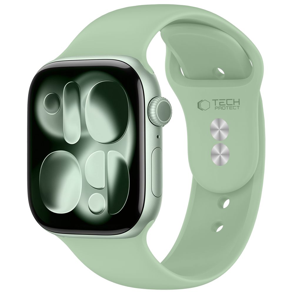 Tech-Protect Silicone Strap for Apple Watch 40/41/42 mm - Light Green_0