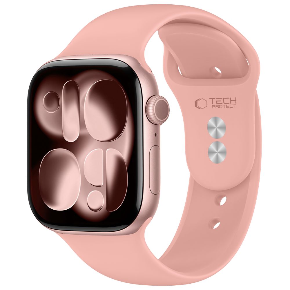 Tech-Protect Silicone Strap for Apple Watch 44 / 45 / 46 / 49 mm - Pink_0