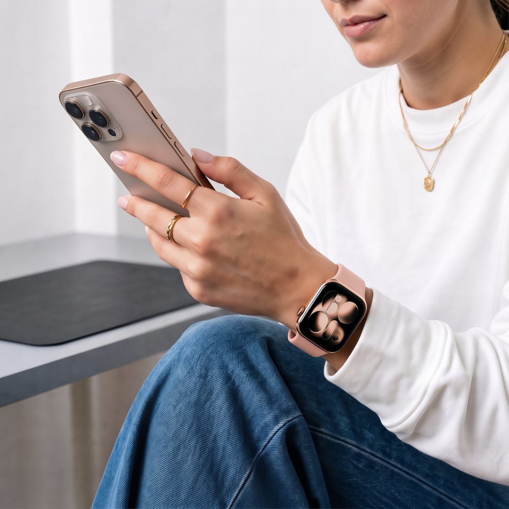 Tech-Protect Silicone Strap for Apple Watch 44 / 45 / 46 / 49 mm - Pink_3