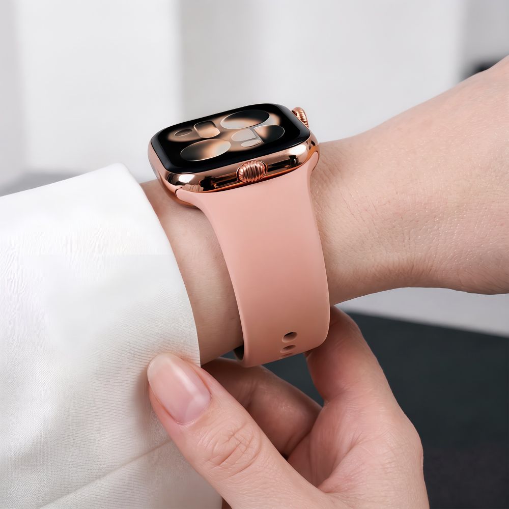 Tech-Protect Silicone Strap for Apple Watch 44 / 45 / 46 / 49 mm - Pink_7