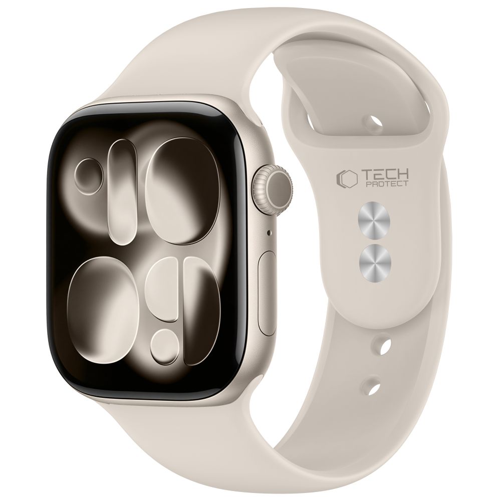 Tech-Protect Silicone Strap for Apple Watch 44 / 45 / 46 / 49 mm - Beige_0