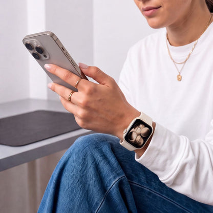 Tech-Protect Silicone Strap for Apple Watch 44 / 45 / 46 / 49 mm - Beige_4
