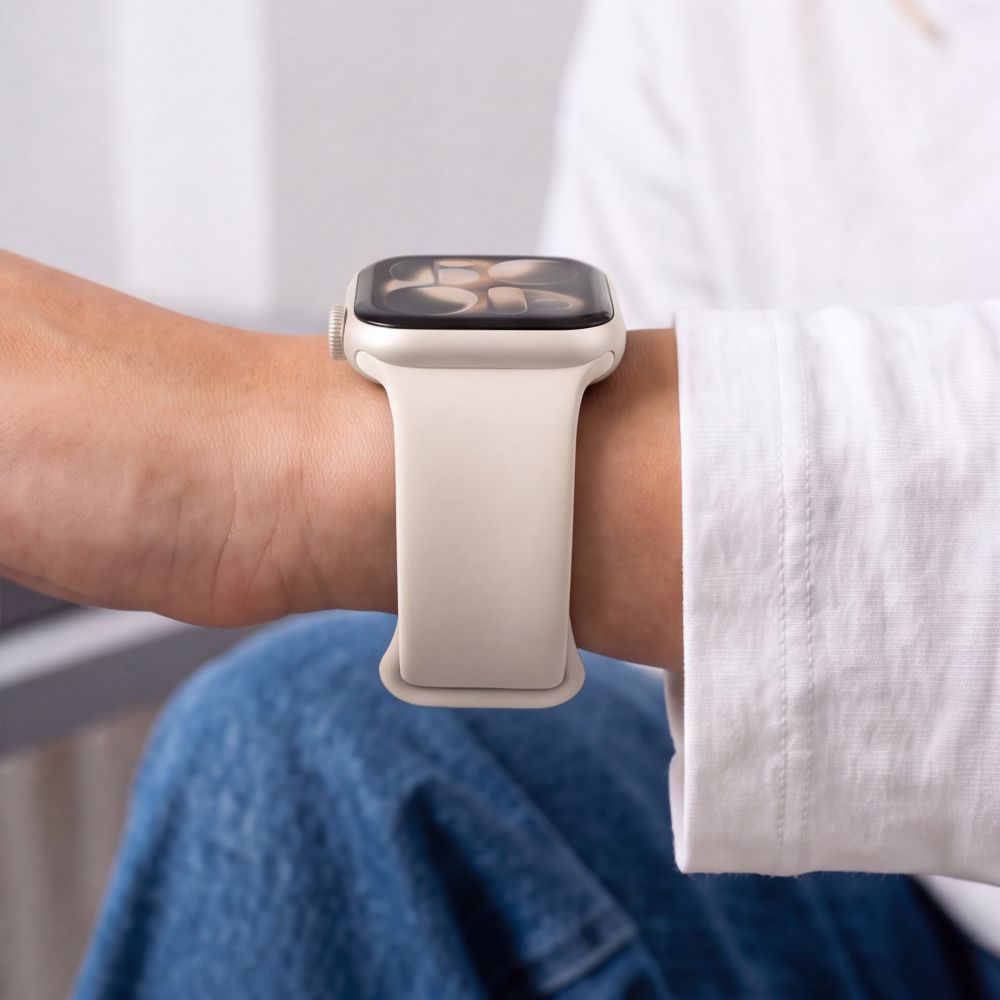 Tech-Protect Silicone Strap for Apple Watch 44 / 45 / 46 / 49 mm - Beige_5