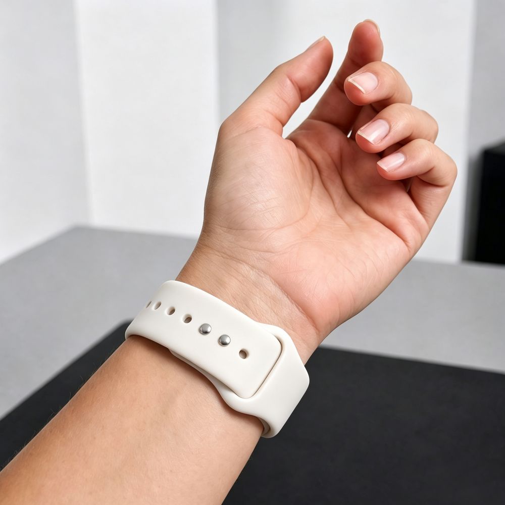 Tech-Protect Silicone Strap for Apple Watch 44 / 45 / 46 / 49 mm - Beige_7