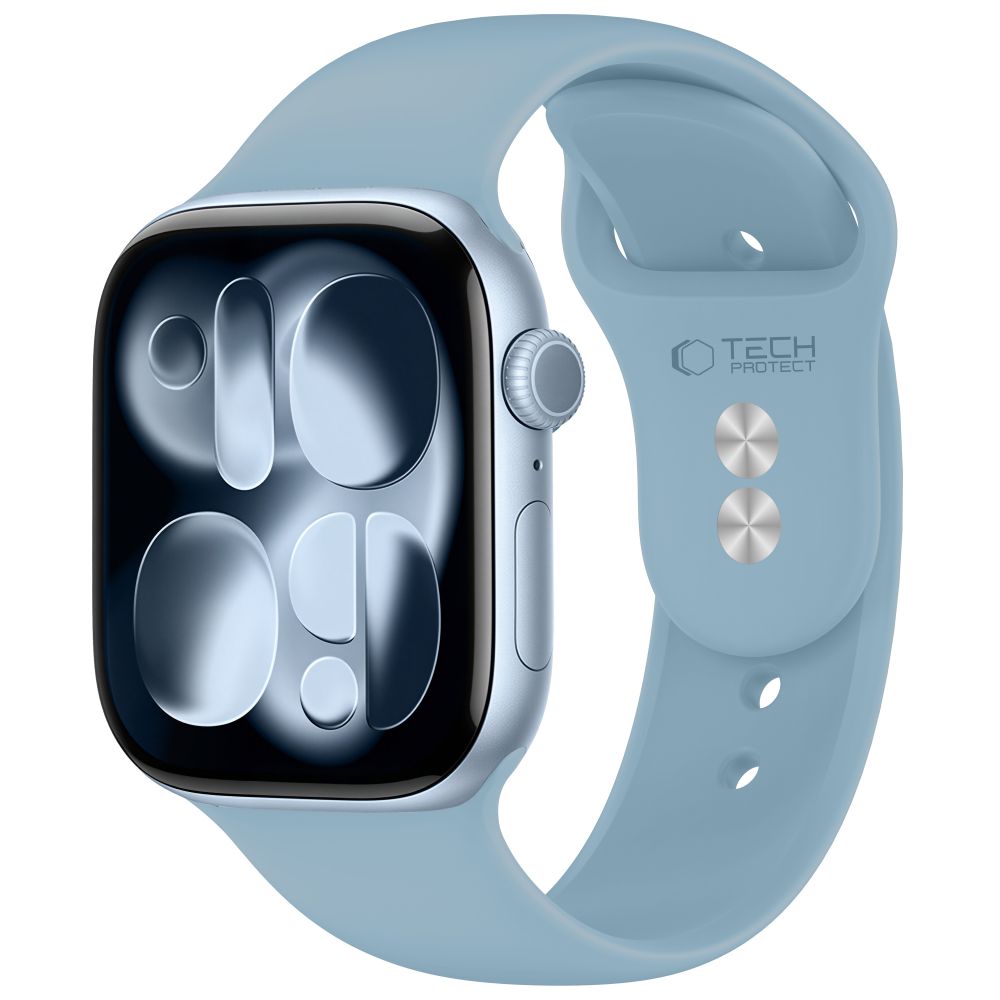 Tech-Protect Silicone Strap for Apple Watch 44 / 45 / 46 / 49 mm - Blue_0