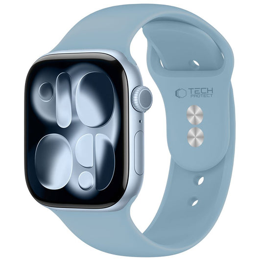 Tech-Protect Silicone Strap for Apple Watch 44 / 45 / 46 / 49 mm - Blue_0
