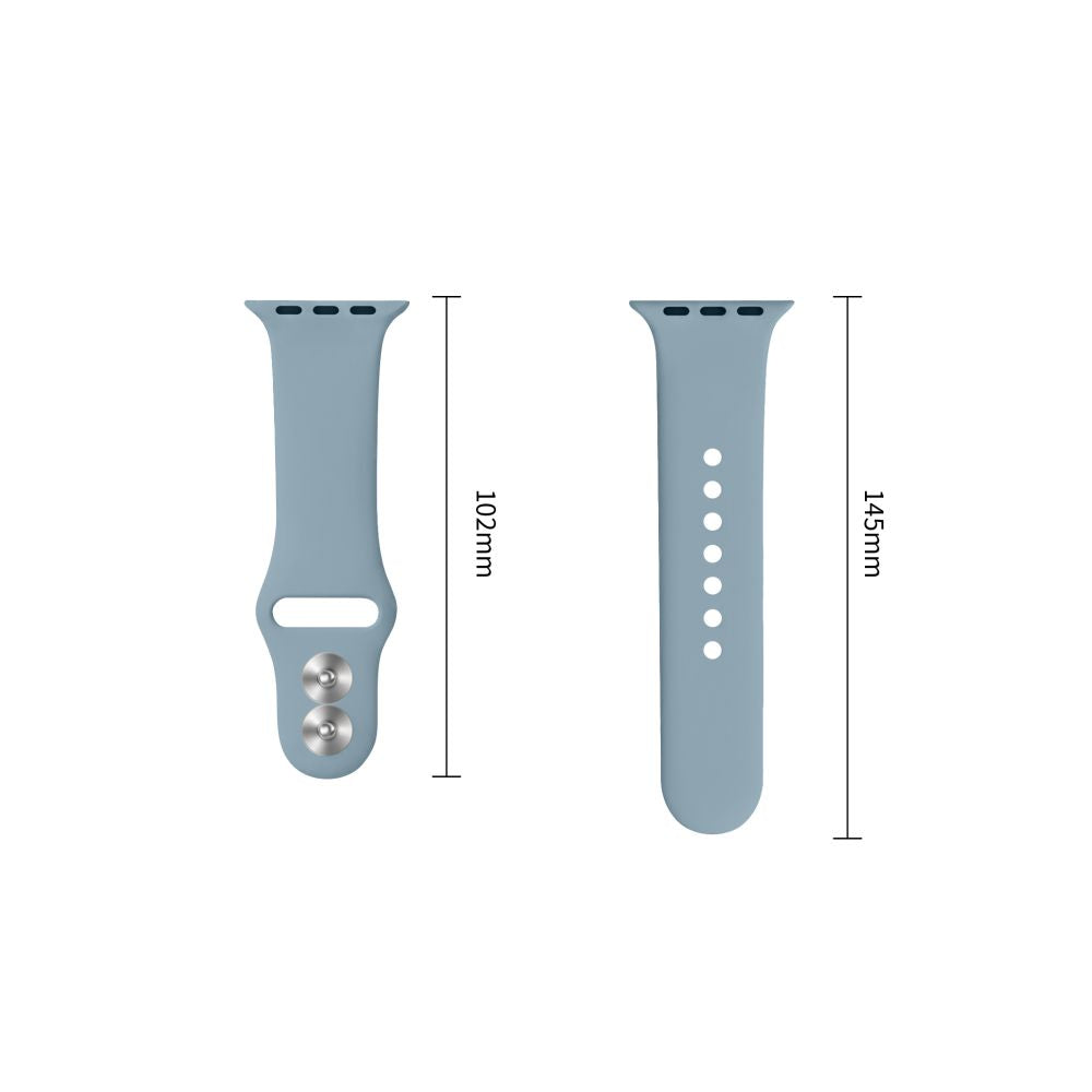 Tech-Protect Silicone Strap for Apple Watch 44 / 45 / 46 / 49 mm - Blue_2