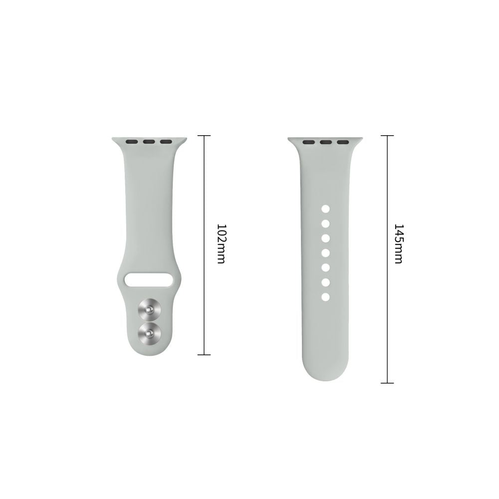Tech-Protect Silicone Strap for Apple Watch 44 / 45 / 46 / 49 mm - Gray_2
