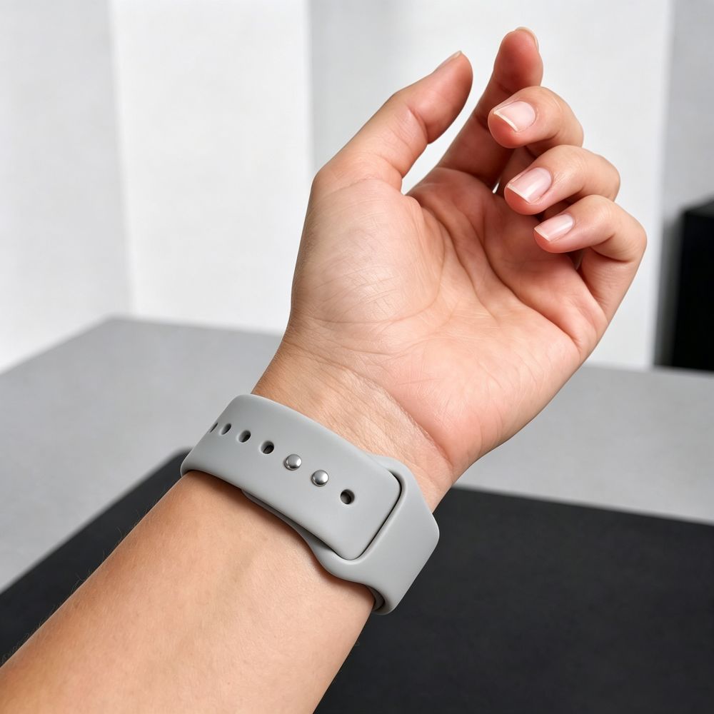 Tech-Protect Silicone Strap for Apple Watch 44 / 45 / 46 / 49 mm - Gray_4