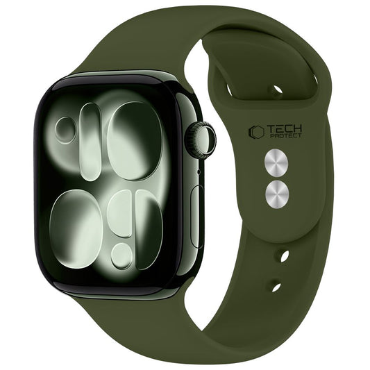 Tech-Protect Silicone Strap for Apple Watch 44 / 45 / 46 / 49 mm - Green_0