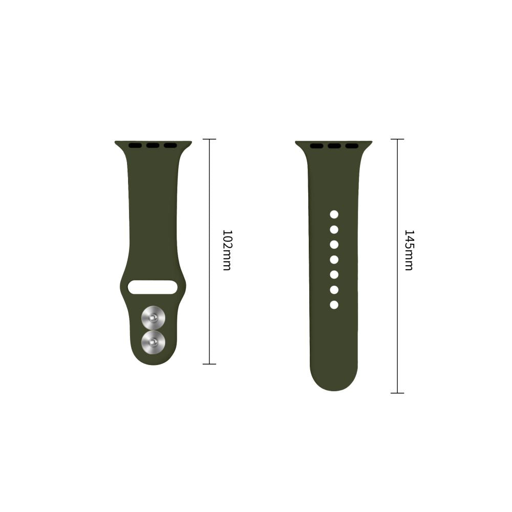 Tech-Protect Silicone Strap for Apple Watch 44 / 45 / 46 / 49 mm - Green_2