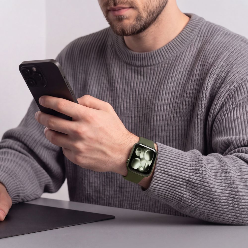 Tech-Protect Silicone Strap for Apple Watch 44 / 45 / 46 / 49 mm - Green_3