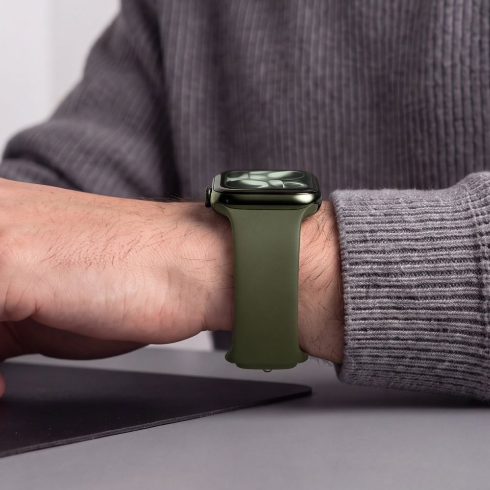 Tech-Protect Silicone Strap for Apple Watch 44 / 45 / 46 / 49 mm - Green_5