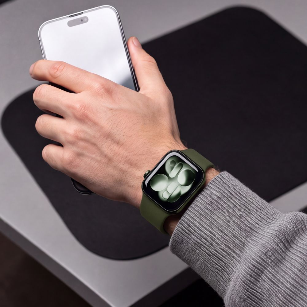 Tech-Protect Silicone Strap for Apple Watch 44 / 45 / 46 / 49 mm - Green_6