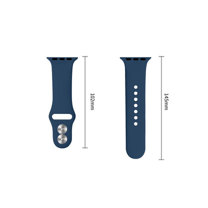 Tech-Protect Silicone Strap for Apple Watch 44 / 45 / 46 / 49 mm - Navy Blue_2