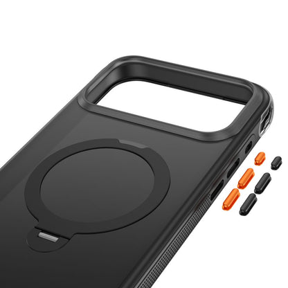 Tech-Protect MagAir Stand MagSafe CC Case for iPhone 18 Pro / 17 Pro - Matte Black_5