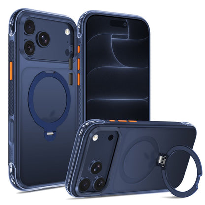 Tech-Protect MagAir Stand MagSafe CC Case for iPhone 18 Pro Max / 17 Pro Max - Matte Navy Blue_0