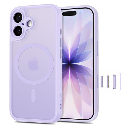 Tech-Protect MagPeak MagSafe CC Case for iPhone 17 - Matte Purple_0