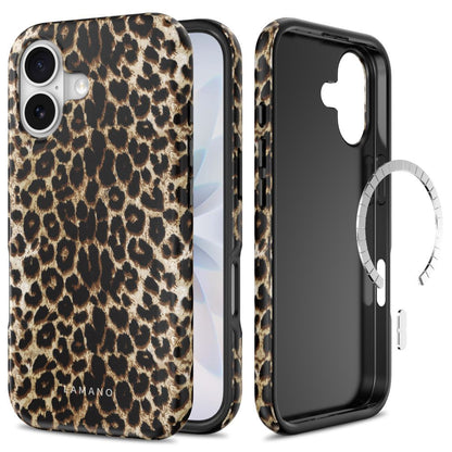 Tech-Protect Lamano MagSafe case for iPhone 17 - brown and beige_0