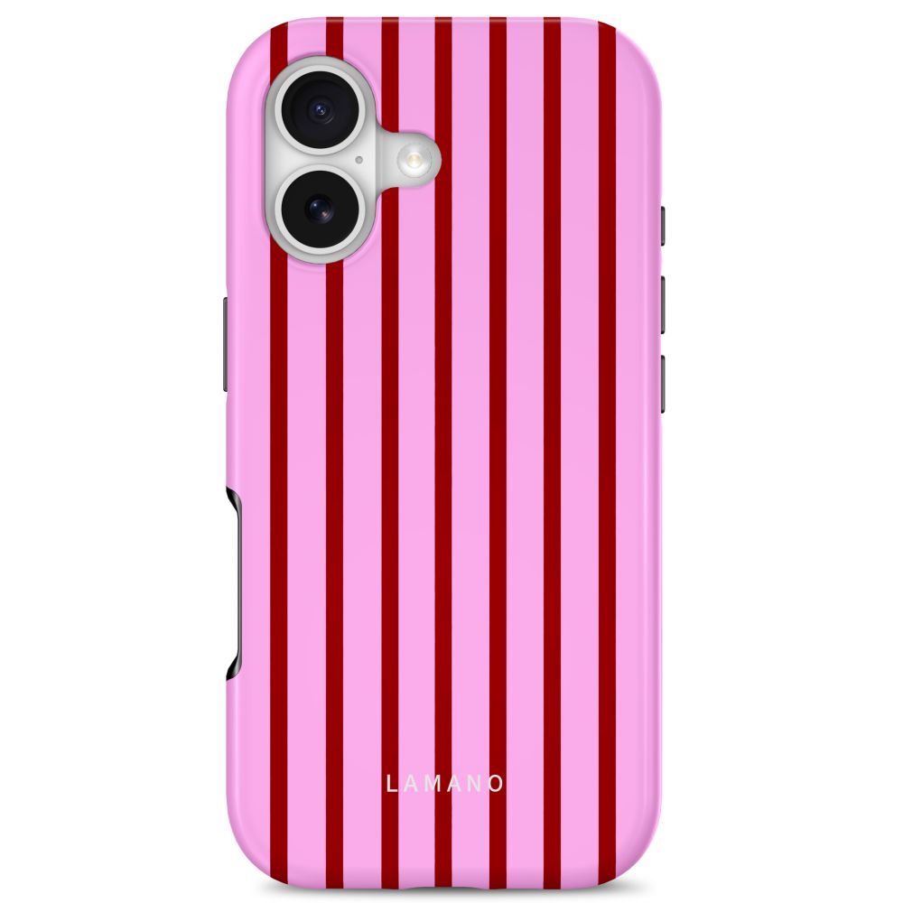 Tech-Protect Lamano MagSafe Case for iPhone 17 - Red and Pink_2