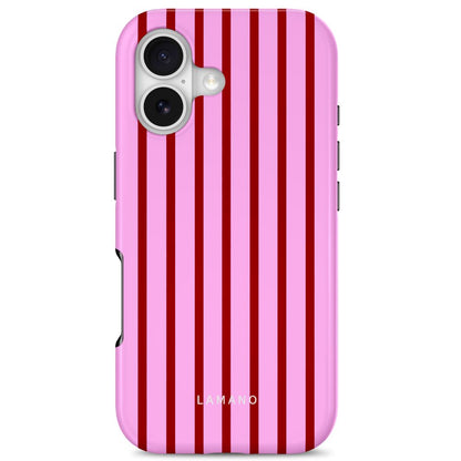 Tech-Protect Lamano MagSafe Case for iPhone 17 - Red and Pink_2