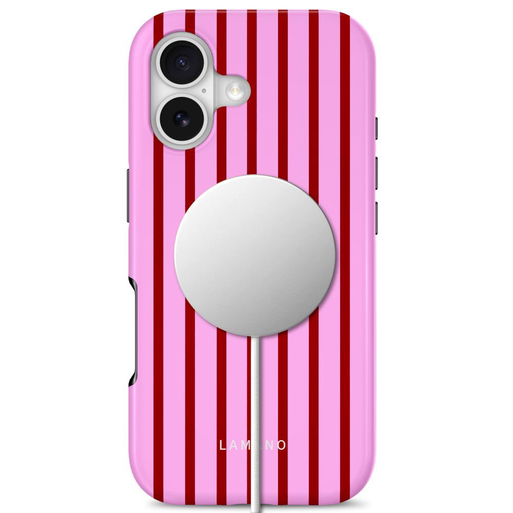 Tech-Protect Lamano MagSafe Case for iPhone 17 - Red and Pink_3
