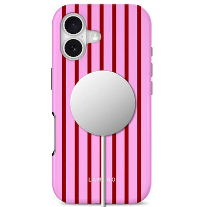Tech-Protect Lamano MagSafe Case for iPhone 17 - Red and Pink_3