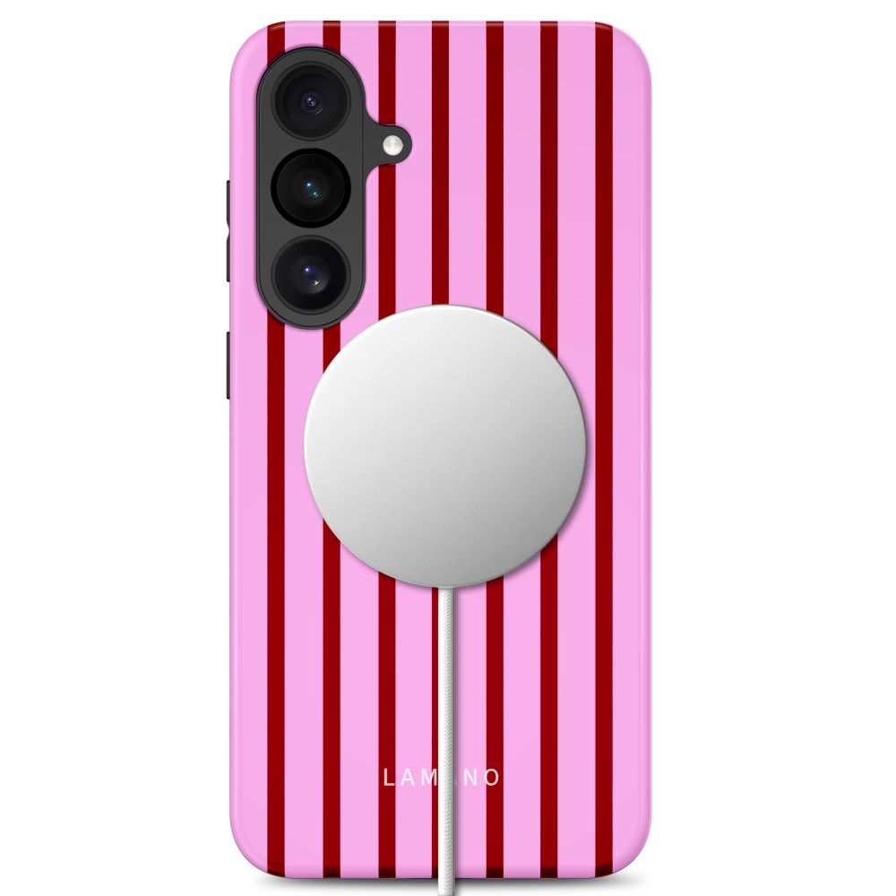 Tech-Protect Lamano MagSafe Case for Samsung Galaxy S26 FE - red-pink_3