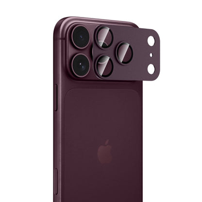 Tech-Protect Camfull Fit+ Tempered Glass Camera Screen Protector for iPhone 18 Pro - Burgundy_1