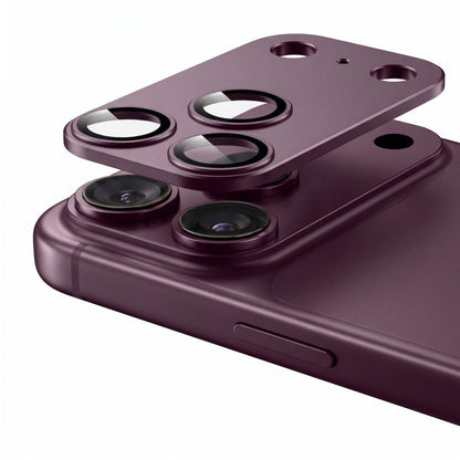 Tech-Protect Camfull Fit+ Tempered Glass Camera Screen Protector for iPhone 18 Pro - Burgundy_3