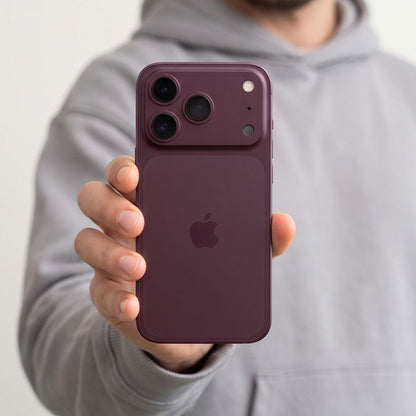 Tech-Protect Camfull Fit+ Tempered Glass Camera Screen Protector for iPhone 18 Pro - Burgundy_7