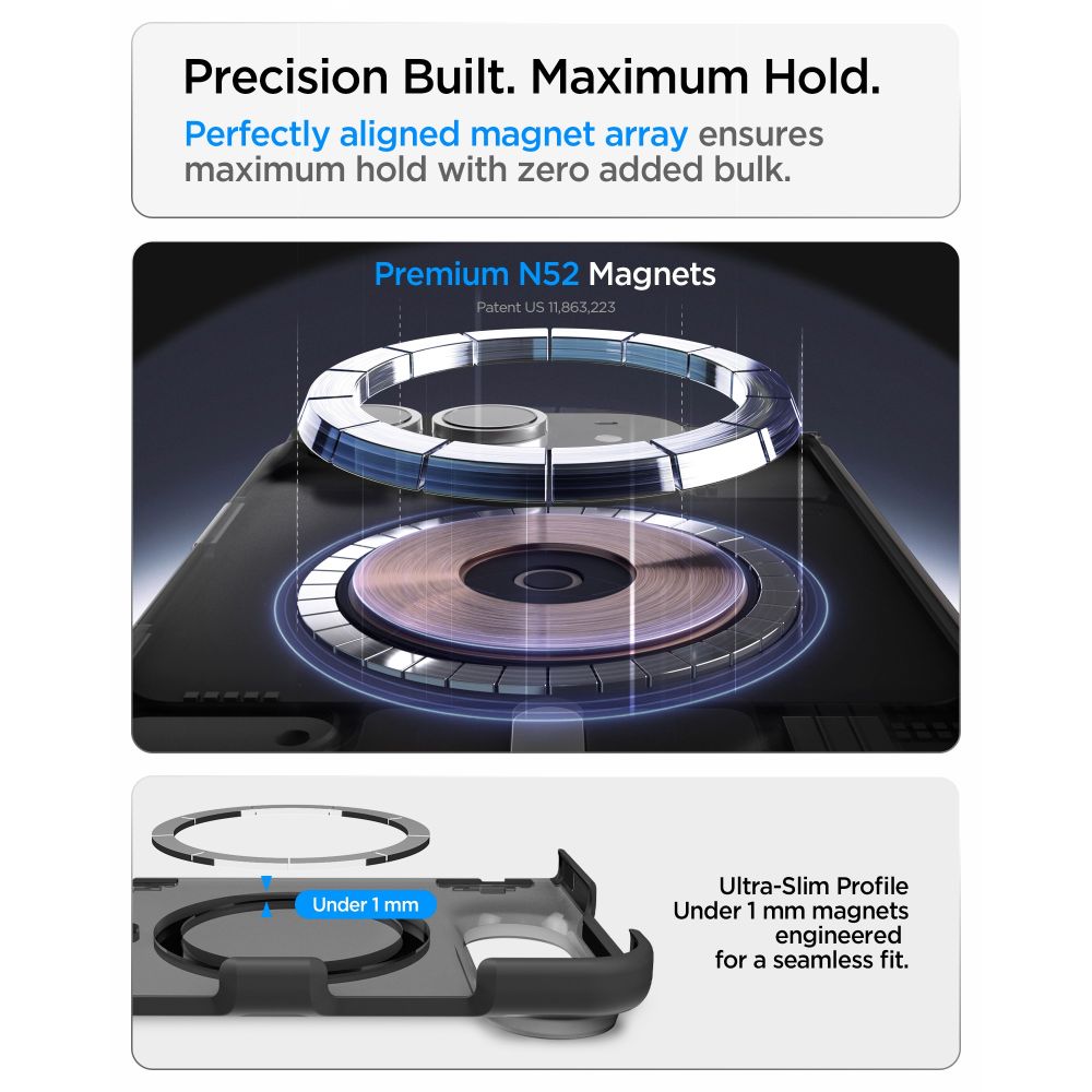 Spigen Ultra Hybrid Pro MagSafe Case for iPhone Duo - Black_10