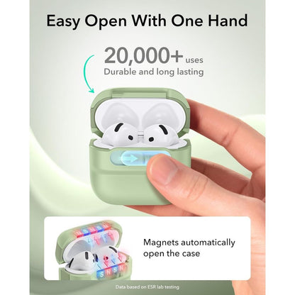 ESR Pulse HaloLock MagSafe Case for Apple AirPods 4 / 5 - light green_3