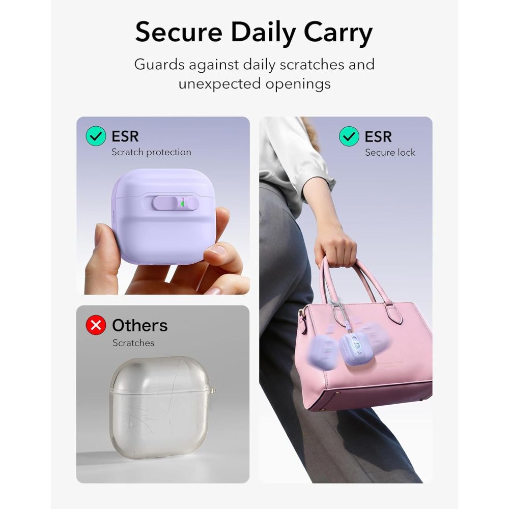 ESR Pulse HaloLock MagSafe Case for Apple AirPods 4 / 5 - purple_3