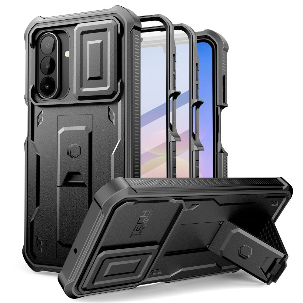 Tech-Protect Kevlar Cam+ 2-Set Case for Samsung Galaxy A17 / A18 4G / 5G - black_0