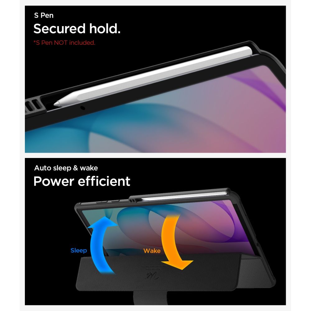 Spigen Rugged Armor Pro Case for Samsung Galaxy Tab S12+ 12.6" - Matte Black_11