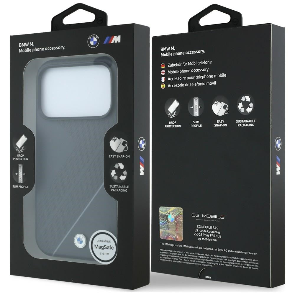 Etui BMW M Tire Track with Silver Line MagSafe na iPhone 18 Pro Max / 17 Pro Max - grafitowe_7