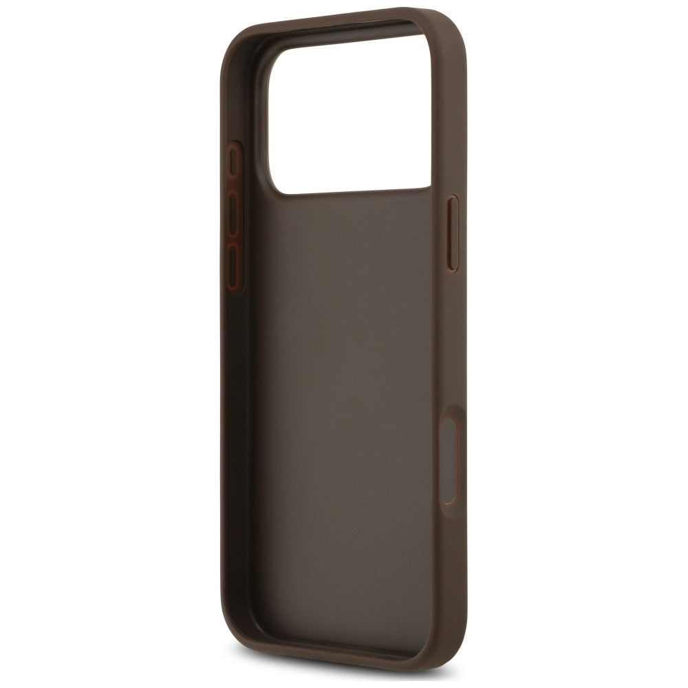 Etui Guess 4G nauble Card Triangle na iPhone 18 Pro Max / 17 Pro Max - brązowe_6