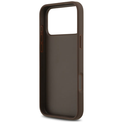 Etui Guess 4G nauble Card Triangle na iPhone 18 Pro Max / 17 Pro Max - brązowe_6