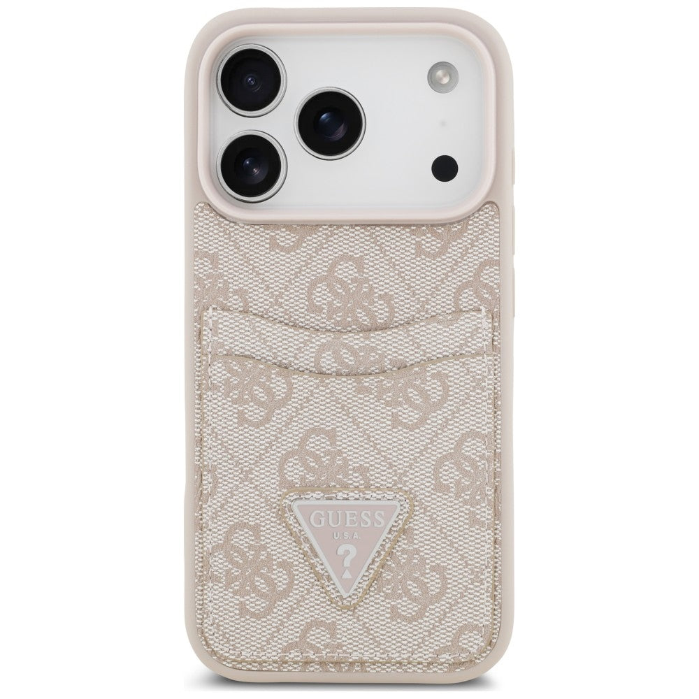 Etui Guess 4G nauble Card Triangle na iPhone 18 Pro Max / 17 Pro Max - różowe_2