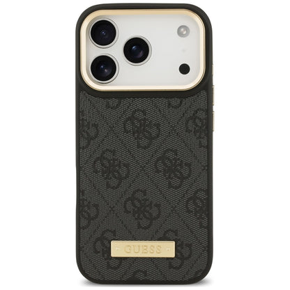 Etui Guess 4G Logo Plate MagSafe na iPhone 18 Pro Max / 17 Pro Max - czarne_2