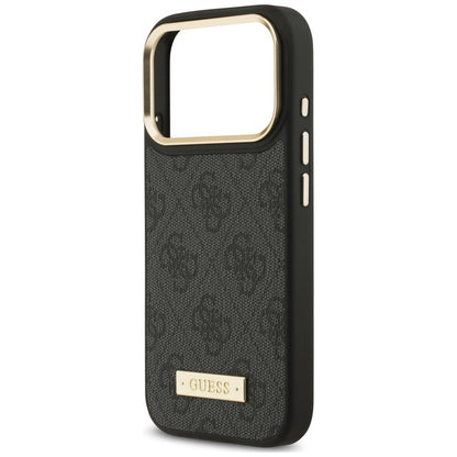 Etui Guess 4G Logo Plate MagSafe na iPhone 18 Pro Max / 17 Pro Max - czarne_5