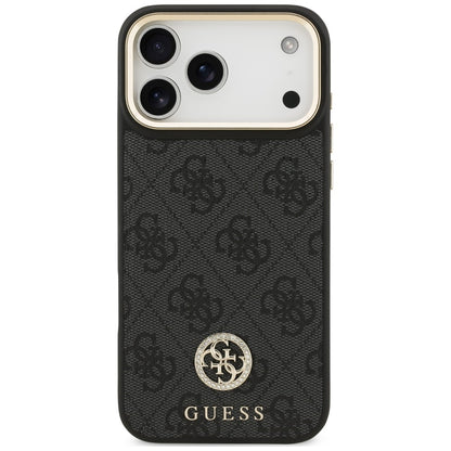Etui Guess 4G Strass Logo MagSafe na iPhone 18 Pro Max / 17 Pro Max - czarne_2