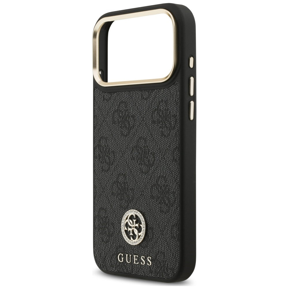 Etui Guess 4G Strass Logo MagSafe na iPhone 18 Pro Max / 17 Pro Max - czarne_5