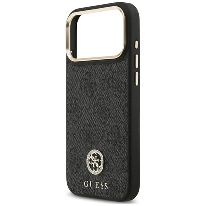 Etui Guess 4G Strass Logo MagSafe na iPhone 18 Pro Max / 17 Pro Max - czarne_5