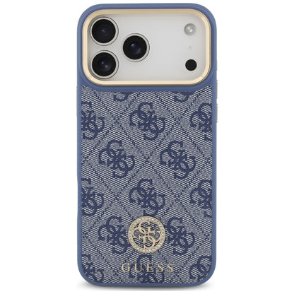 Etui Guess 4G Strass Logo MagSafe na iPhone 18 Pro Max / 17 Pro Max - niebieskie_2